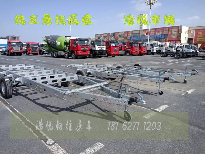 拖挂房车,单轴拖挂底盘,双轴拖挂底盘,C6教练挂车底盘